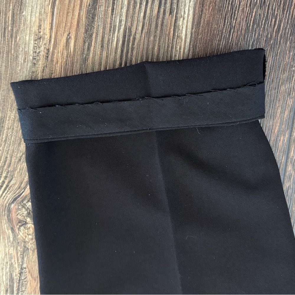 *FLAWS Zac & Rachel Lace-Up Waist Trouser Pants Womens 10 Black Whimsigoth Y2K - Picture 12 of 12